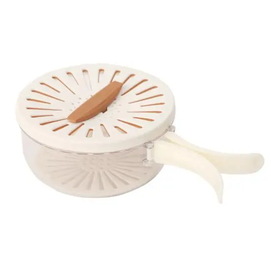 Двошаровий дренажний кошик / Миска для очищення фруктів із ситечком