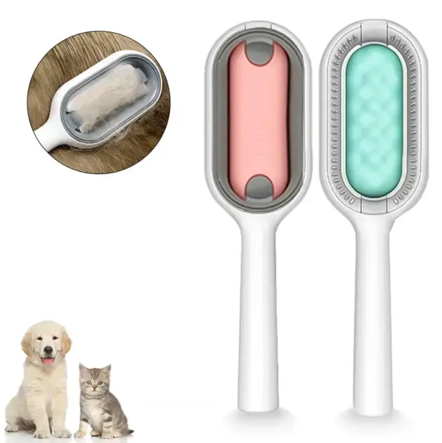 Двостороння щітка для сухого та вологого вичісування собак та кішок Pet Gravity 3в1 - Зображення 2
