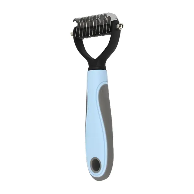 Двосторонній гребінець для вичісування вовни котів та собак AND217 - Зображення 3