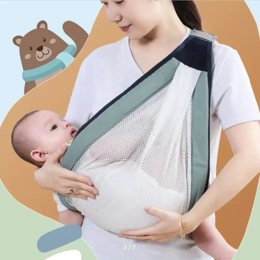 Дихаюча перенесення для новонароджених Слінг Baby Sling - Зображення 3