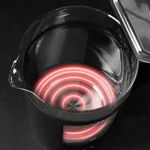 Дисковий скляний електричний чайник з підсвічуванням Rainberg RB-2220 - Зображення 5