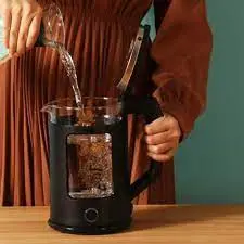 Дисковий скляний електричний чайник з підсвічуванням Rainberg RB-2220 - Зображення 8