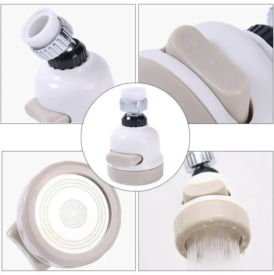 Економник води Water Saver NEW 360 градусів / насадка аератор на кран / Водозберігаюча насадка - Зображення 2