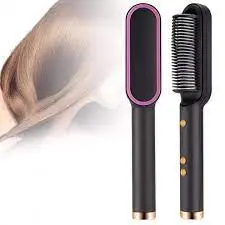 Електрична гребінець-випрямляч Hair Straightener HQT-909 щітка для укладання волосся - Зображення 10