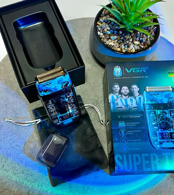 Електробритва VGR V-352 шейвер, подвійне лезо, IPX5, LED Display - Зображення 2