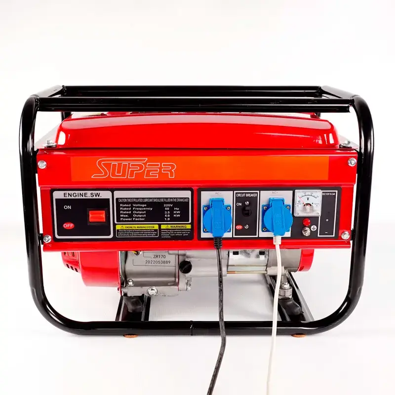 Генератор 3 кВт, WUTHBAD WB4700V8, електрогенератор, Бензогенератор однофазний - Зображення 8