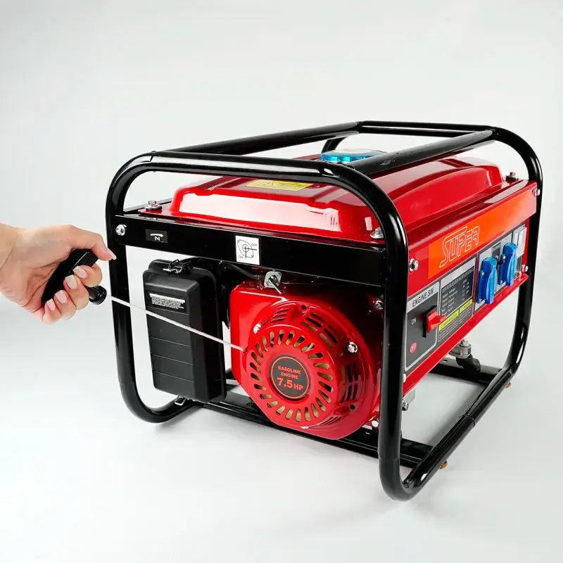 Генератор 3 кВт, WUTHBAD WB4700V8, електрогенератор, Бензогенератор однофазний - Зображення 4