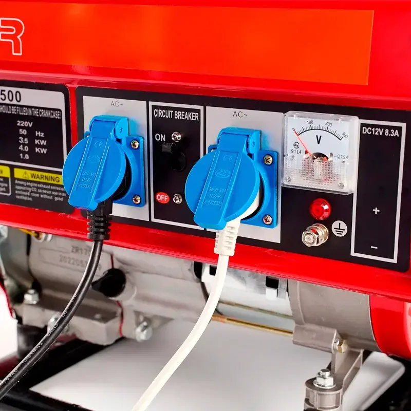 Генератор 3 кВт, WUTHBAD WB4700V8, електрогенератор, Бензогенератор однофазний - Зображення 9