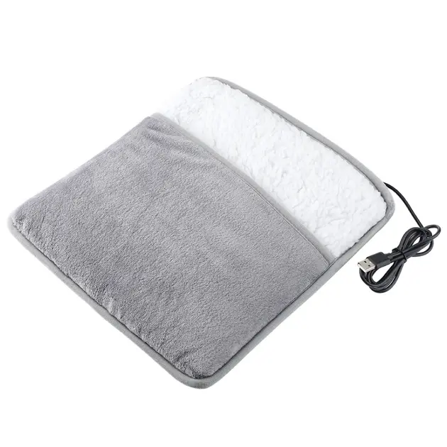Електрогрілка для ніг до 60°С (30×30см), від USB, Foot warmer / Термогрілка для ніг / Електрокилимок для ніг - Зображення 2