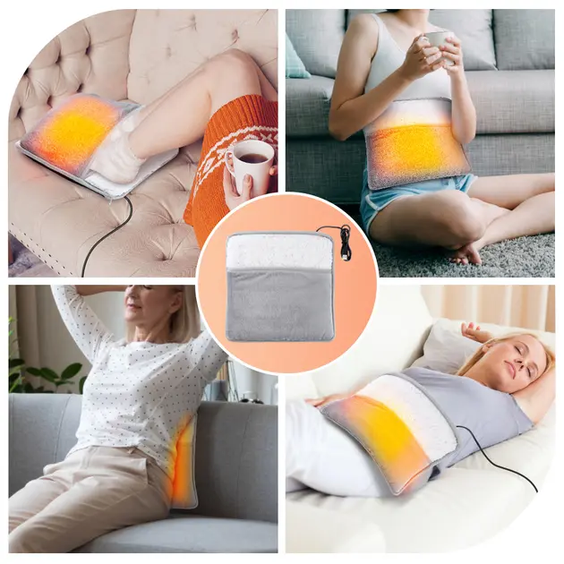 Електрогрілка для ніг до 60°С (30×30см), від USB, Foot warmer / Термогрілка для ніг / Електрокилимок для ніг - Зображення 4