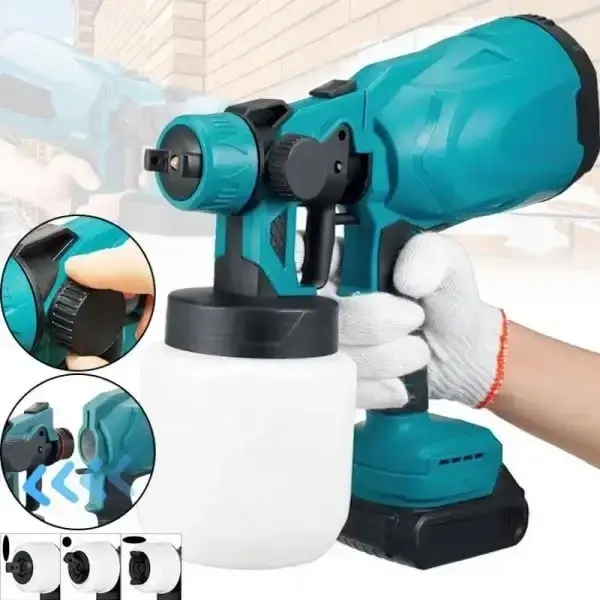 Акумуляторний фарбопульт 2 акумулятора JK-SG1 - Зображення 2