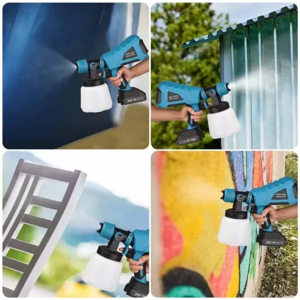 Акумуляторний фарбопульт 2 акумулятора JK-SG1 - Зображення 3