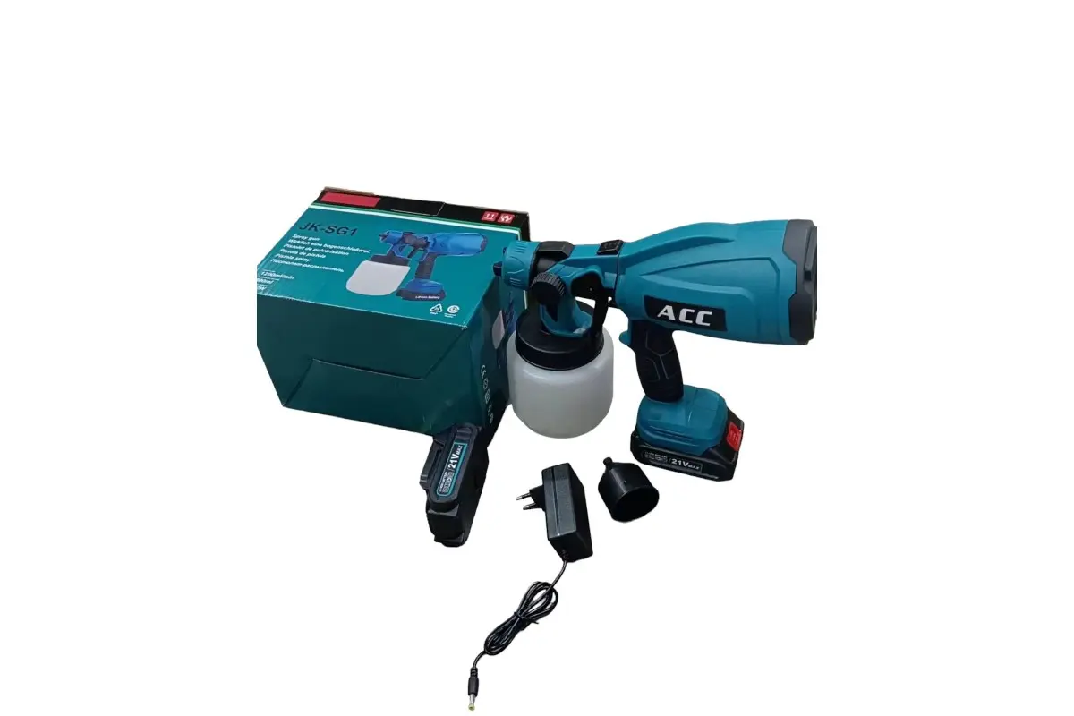 Акумуляторний фарбопульт 2 акумулятора JK-SG1 - Зображення 5