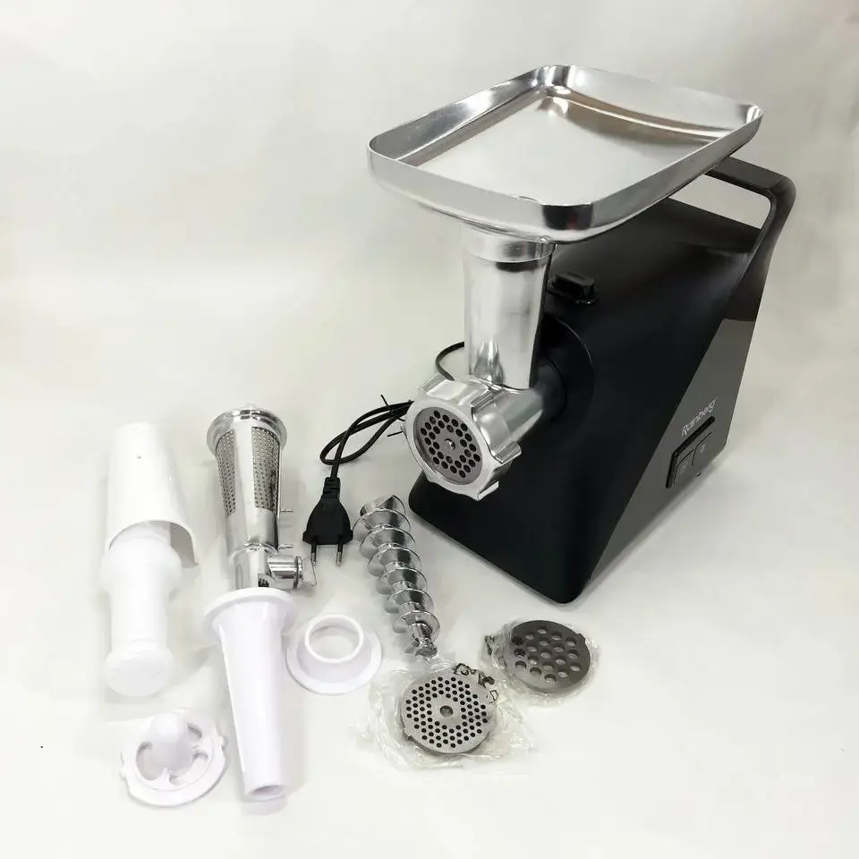 Електром'ясорубка із соковижималкою Rainberg RB-679 3000Вт із насадками для ковбаси - Зображення 2