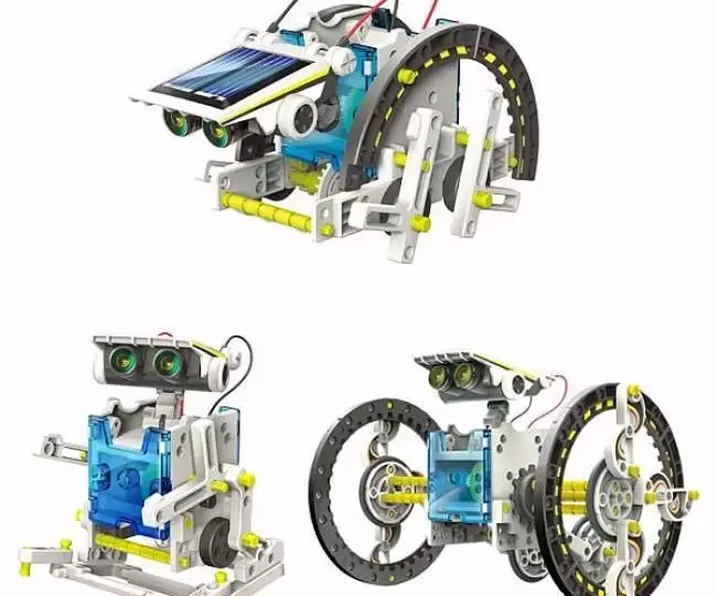 Електронний конструктор робот Solar Robot Original 13 в 1 на сонячних батареях - Зображення 4