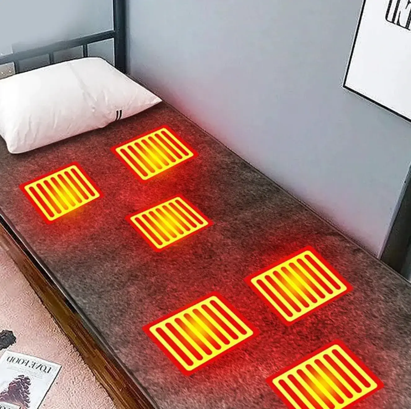 Електропростирадло від повербанку 160*80 см Килим з підігрівом на USB - Зображення 3