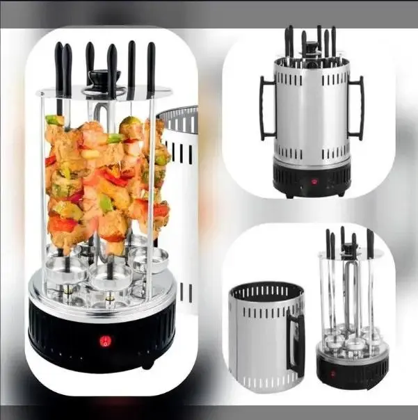 Електрошашличниця Domotec Bbq шашличниця Domotec MS-7781 1000W - Зображення 9