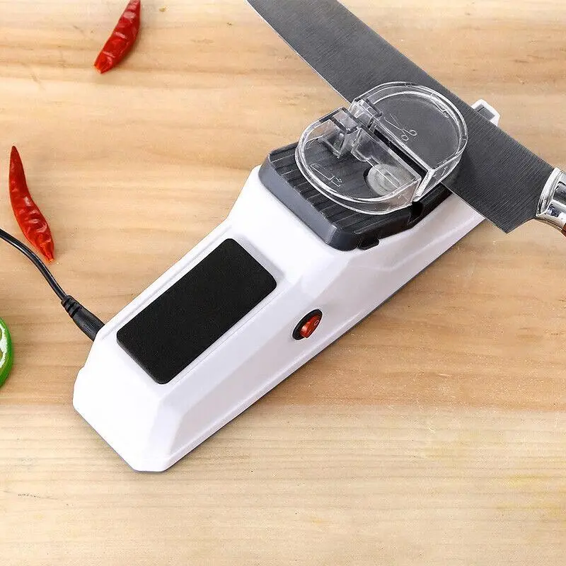 Електроточилка для ножів Electric Knife Sharpener, з USB / Електроточилка для кухонних ножів - Зображення 4