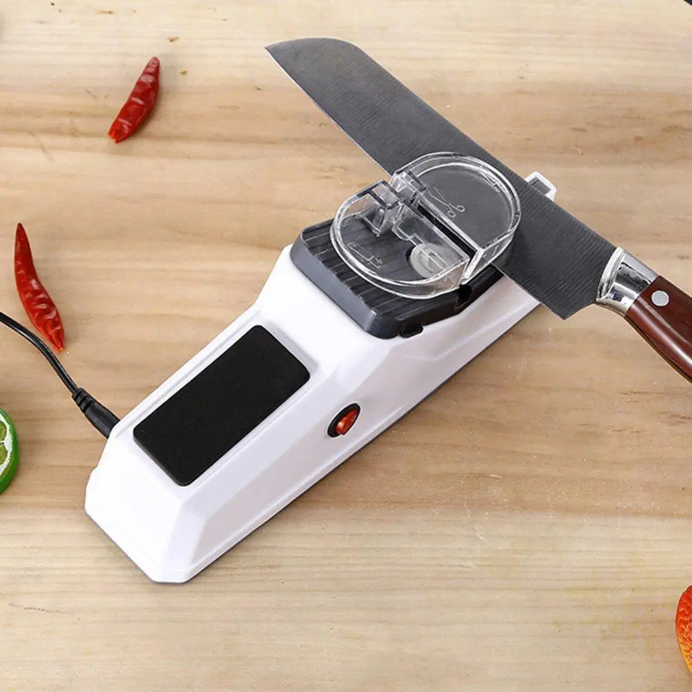 Електроточилка для ножів Electric Knife Sharpener, з USB / Електроточилка для кухонних ножів - Зображення 5