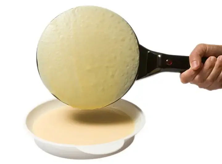 Електрична занурювальна сковорода для млинців з антипригарним покриттям 20 см електромлинниця SOKANY SK 5208 600 Вт Чорна - Зображення 5