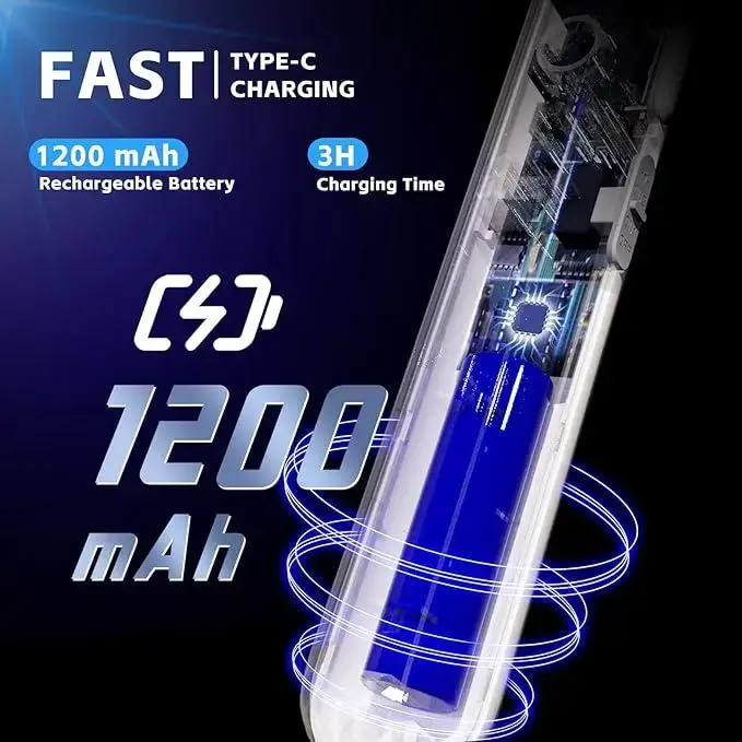 Електрична мухобійка Buzzeap, складна електрична мухобійка 3 в 1, електрична мухобійка - Зображення 3