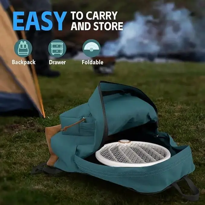 Електрична мухобійка Buzzeap, складна електрична мухобійка 3 в 1, електрична мухобійка - Зображення 4