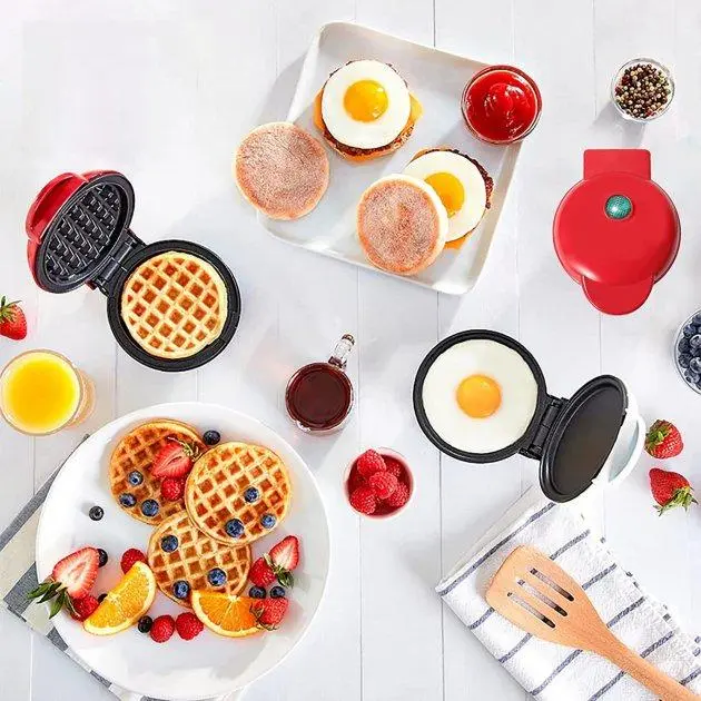 Електрична міні вафельниця з антипригарним покриттям Kucall XL-287 - Зображення 6