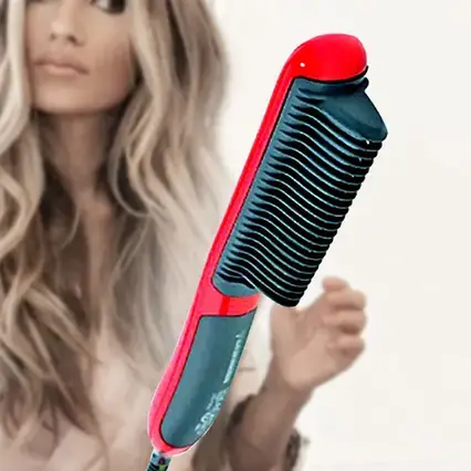 Електрична гребінець-випрямляч FAST HAIR STRAIGHTENER ASL-908 з функцією іонізації - Зображення 6