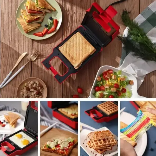 Електрична сендвіч-машина breakfast machine - Зображення 4