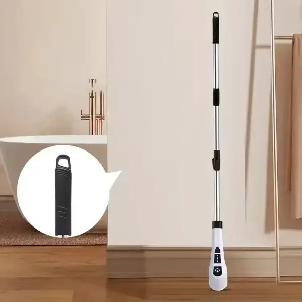 Електрична щітка для прибирання Cleaning Brush, набір 9 в 1, біла, товари для дому - Зображення 7