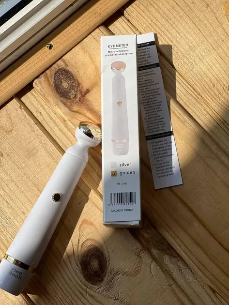 Електричний масажер для зони навколо очей проти зморшок та темних кіл, вібромасажер для видалення зморшок - Зображення 3