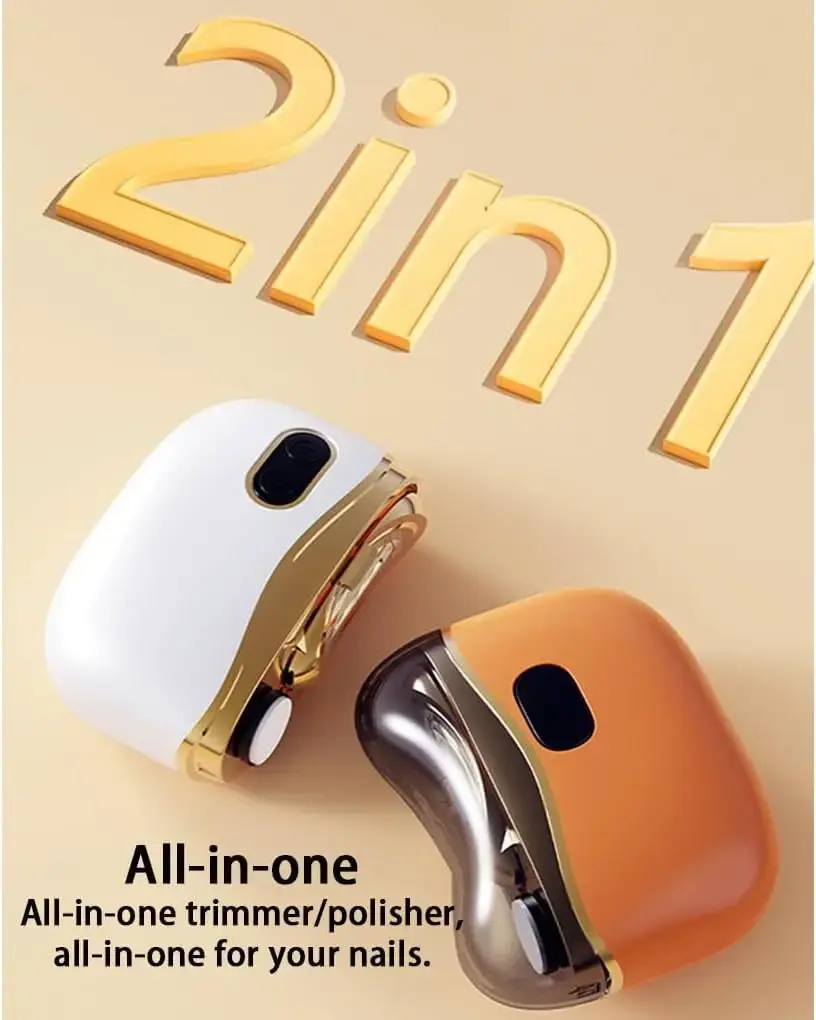 Електричний набір 2 в 1 для догляду за нігтями з зарядкою USB - Зображення 4