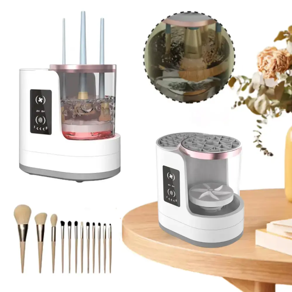 Електричний очищувач пензлів для макіяжу Electric makeup brush cleaner - Зображення 3