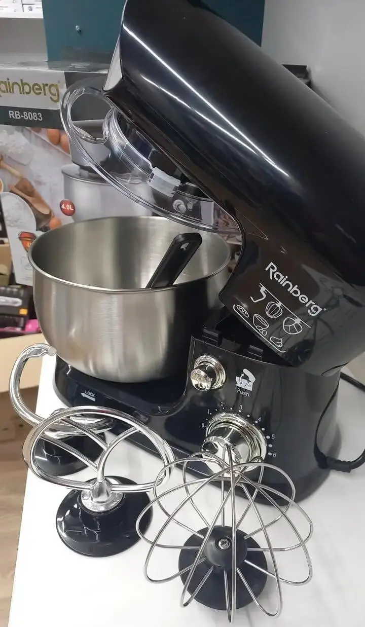 Електричний планетарний міксер тістоміс Rainberg RB-8083 - Зображення 3