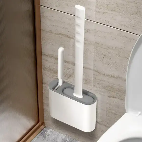 Йоршик силіконовий для миття підвісної унітазу + щітка - Зображення 2