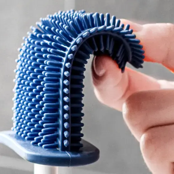 Йоршик силіконовий для миття підвісної унітазу + щітка - Зображення 9