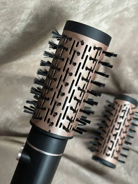 Фен браш стайлер з насадкою, що обертається RAF R.421 електричний гребінець Чорний 1000 Вт - Зображення 3