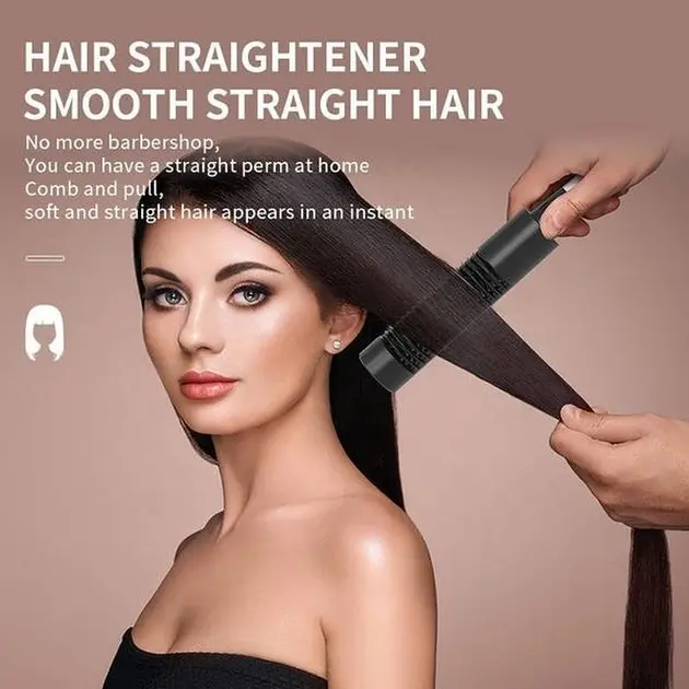 Фен для волосся Kemei KM-9203 4 насадки (концентратор, гребінець для вирівнювання волосся, насадка для локонів, конусна насадка) - Зображення 4