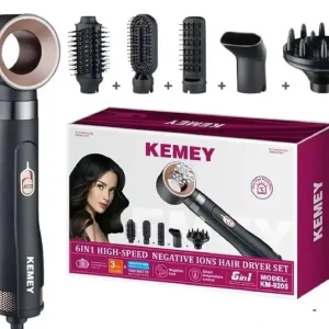 Фен для волосся KEMEY 6в1 CFJ-KM-9205