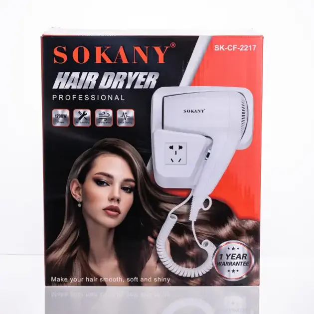 Фен настінний SOKANY SK-CF-2217 1200 Вт - Зображення 6