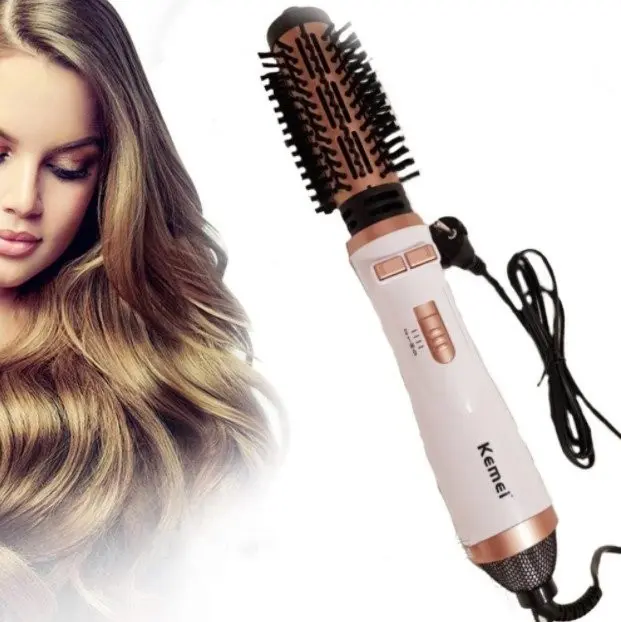 Фен-щітка для укладки волосся з насадками Kemei KM-8020 - Зображення 6