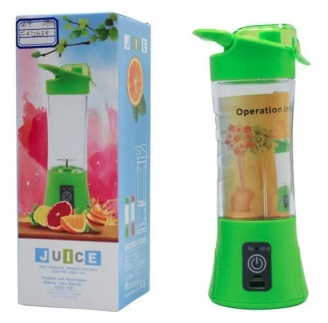 Фітнес-блендер Smart Juice Cup Fruits Портативний міксер, шейкер із USB-зарядкою - Зображення 3