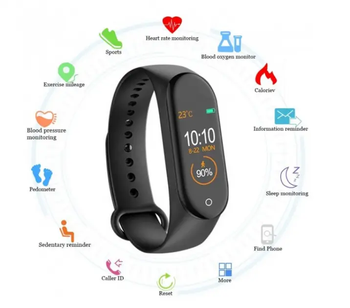 Фітнес браслет Xiaomi Mi Band M5 Смарт годинник для спорту - Зображення 6