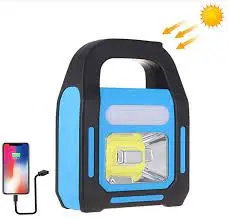 Ліхтар кемпінг переносний HB-9707A-1LED+COB+LED, power bank, Li-Ion акумулятор, сонячна батарея, ЗУ microUSB - Зображення 6