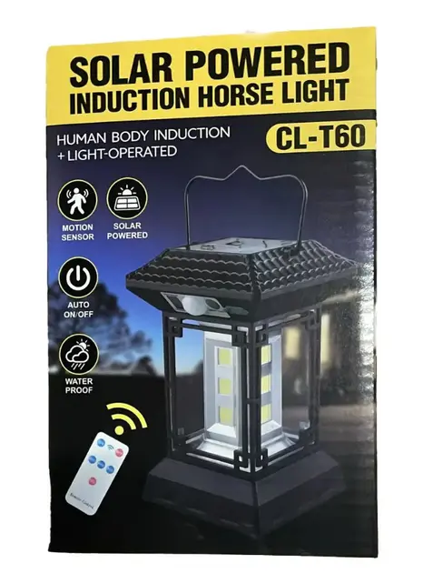 Ліхтар кемпінговий MHZ CL-T60 із сонячною батареєю та датчиком руху 8837 - Зображення 3