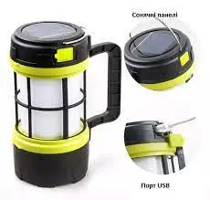 Ліхтар лампа підвісний кемпінг Camping Lantern F-910-B акумуляторний - Зображення 6