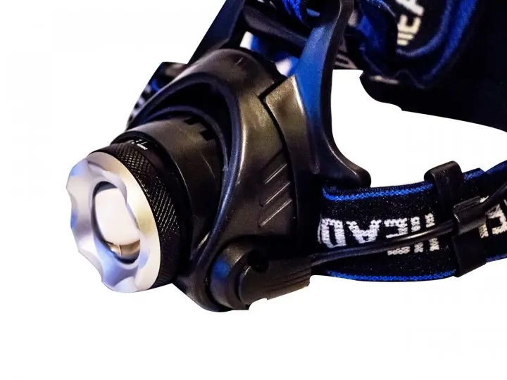 Ліхтар налобний BL2188В T6 з оптичним зумом зі знімним акумулятором - Зображення 4