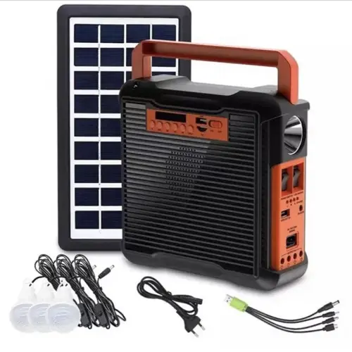 Ліхтар-Power bank із сонячною панеллю+лампочками EP-395 - Зображення 7