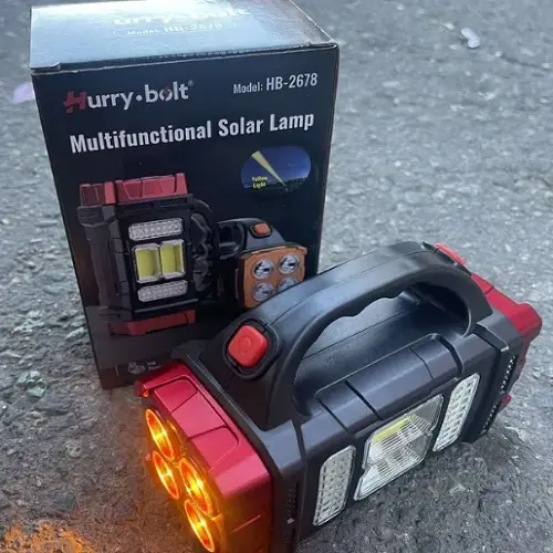 Ліхтар- Powerbank на сонячній батареї HB-2678 - Зображення 3