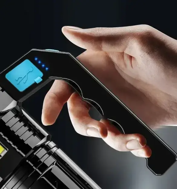 Ліхтарик Multi Fuction Portable Lamp водонепроникний. Світлодіодний ручний ліхтар із зарядкою від USB - Зображення 6